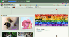 Desktop Screenshot of llama-badge-lover.deviantart.com