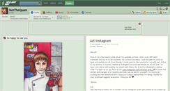 Desktop Screenshot of iamthequam.deviantart.com