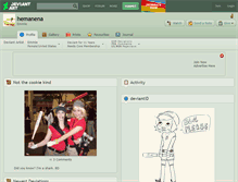Tablet Screenshot of hemanena.deviantart.com