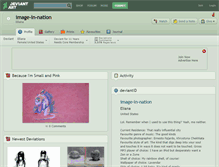 Tablet Screenshot of image-in-nation.deviantart.com