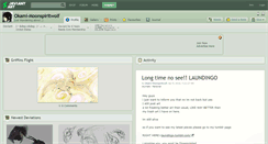 Desktop Screenshot of okami-moonspiritwolf.deviantart.com
