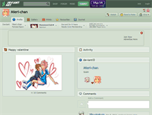 Tablet Screenshot of mieri-chan.deviantart.com