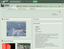 Tablet Screenshot of mattas.deviantart.com