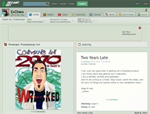 Tablet Screenshot of exchaos.deviantart.com
