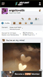 Mobile Screenshot of angellove86.deviantart.com