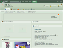 Tablet Screenshot of digi-chara.deviantart.com