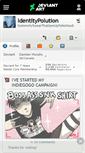 Mobile Screenshot of identitypolution.deviantart.com