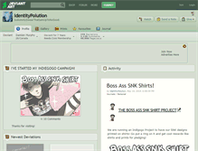 Tablet Screenshot of identitypolution.deviantart.com