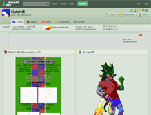 Tablet Screenshot of clutch45.deviantart.com