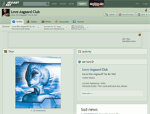 Tablet Screenshot of love-asgaard-club.deviantart.com