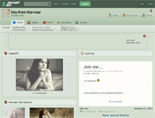 Tablet Screenshot of kiss-from-the-rose.deviantart.com