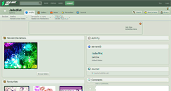 Desktop Screenshot of jadedkat.deviantart.com