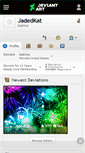 Mobile Screenshot of jadedkat.deviantart.com