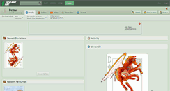 Desktop Screenshot of detsu.deviantart.com