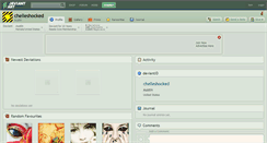 Desktop Screenshot of chelleshocked.deviantart.com