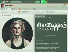 Tablet Screenshot of alexzappa.deviantart.com