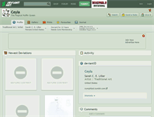 Tablet Screenshot of ceyla.deviantart.com