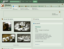 Tablet Screenshot of nebukam.deviantart.com