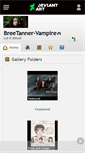 Mobile Screenshot of breetanner-vampire.deviantart.com