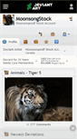Mobile Screenshot of moonsongstock.deviantart.com