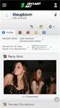 Mobile Screenshot of liteuptown.deviantart.com