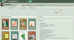 Desktop Screenshot of invaderdrew.deviantart.com