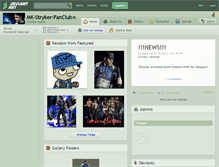 Tablet Screenshot of mk-stryker-fanclub.deviantart.com