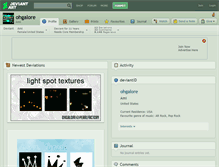 Tablet Screenshot of ohgalore.deviantart.com