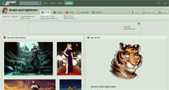 Desktop Screenshot of dream-and-nightmare.deviantart.com