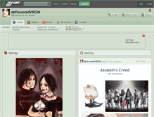 Tablet Screenshot of defloweredvirgin.deviantart.com