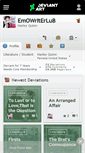 Mobile Screenshot of emowriterlub.deviantart.com