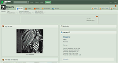 Desktop Screenshot of draperie.deviantart.com