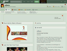Tablet Screenshot of edharu.deviantart.com