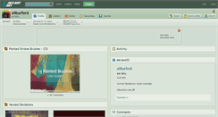 Desktop Screenshot of eliburford.deviantart.com