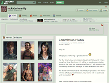 Tablet Screenshot of mckadesinsanity.deviantart.com