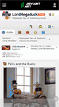 Mobile Screenshot of lordnegaduck.deviantart.com