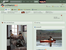 Tablet Screenshot of lordnegaduck.deviantart.com