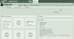 Desktop Screenshot of mrnightmares.deviantart.com