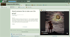 Desktop Screenshot of dungeonsanddeviants.deviantart.com