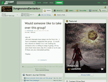 Tablet Screenshot of dungeonsanddeviants.deviantart.com