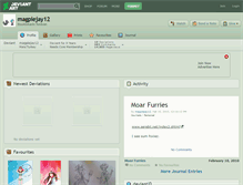 Tablet Screenshot of magpiejay12.deviantart.com