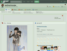 Tablet Screenshot of kariimorinozuka.deviantart.com