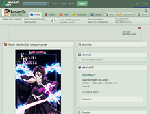 Tablet Screenshot of benderzz.deviantart.com