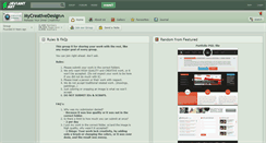 Desktop Screenshot of mycreativedesign.deviantart.com