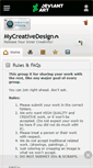 Mobile Screenshot of mycreativedesign.deviantart.com