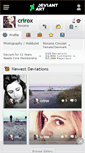 Mobile Screenshot of crirox.deviantart.com