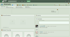 Desktop Screenshot of noctycoyote.deviantart.com
