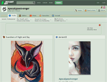 Tablet Screenshot of apocalypseavenger.deviantart.com