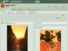 Tablet Screenshot of maggie-vicious.deviantart.com