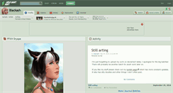 Desktop Screenshot of blackash.deviantart.com